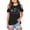 Black, variant on Shirts for Girls 14-16 Pack Children Kids Girls Short Sleeve Cold Shoulder T Shirts Kids Summer Oversized Tops Casual Crewneck Basic Tees Sky Blue Size 11-12 Years
