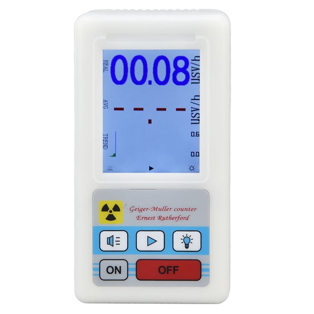 Contador Geiger BR-6 Detector radiactivo multifuncional de fácil lectura para radiación nuclear y radiación electromagnética