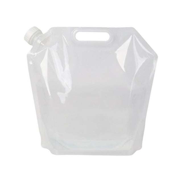 El peso ligero plegable de agua de del bolso 5L del envase del tanque de agua fácilmente Claro Zulema Contenedor de bebidas de campamento
