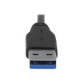 thumbnail image 2 of StarTech.com Slim Micro USB 3.0 Cable - Right-Angle Micro-USB - 2m (6ft) USB3AU2MRS, 2 of 5