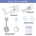thumbnail image 4 of Ear Piercing Kit Ear Piercing Gun Kit Gold Self Piercing Earrings Piercing Kit Earring Gun Piercing Kit With Earring Studs Self Ear Piercing Gun at Home Ear Piercing Kit Disposable, 4 of 5