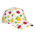 thumbnail image 2 of Goofa Strawberry and Lemon Printed Baseball Cap for Men and Women - Adjustable Unisex Hat for Sports and Casual Wear,Sun protection Casual Outdoor Everyday Fashion Cap, 2 of 9