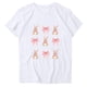 thumbnail image 4 of Tops de Cuello Redondo para las Mujeres Impreso Manga Corta Suéter Camiseta de Imitación Rack, Top Casual de Moda para el Hogar Diario Y el Trabajo, 4 of 4