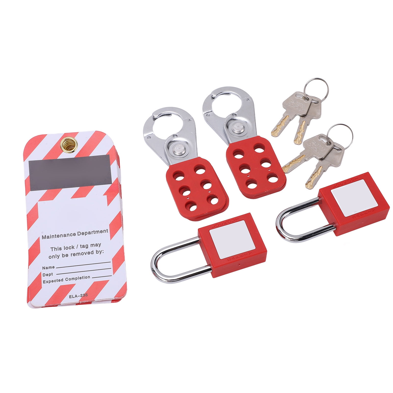 , Practical Rustproof Electrical Hasp Lockout Tagout Kit For Lock Out