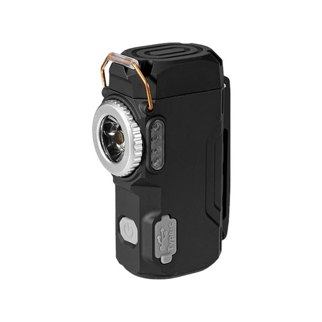 TopLLC USB Lighter Outdoor Lighter With Flashlight Windproof Electric Lighter Recharge Gadgets