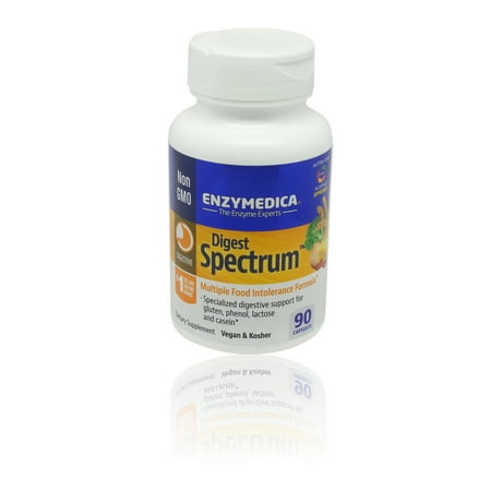 Spectrum Community Formula - Enzymedica - Digest Spectrum Multiple Food Intolerance Formula 90 Capsules