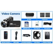 Campark AC13 4K 30FPS Video Camera 42MP Photo 3” 270° Screen Digital Camcorder
