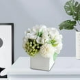 thumbnail image 4 of 3 Piezas tificiales de Seda Decoración de La Boda de La Oficina en El Zulema Florero de flores falsas, 4 of 8