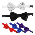 thumbnail image 4 of 5 pajaritas con diseño de lentejuelas para hombre y mujer (rojo, morado, azul, negro y plateado)., 4 of 6
