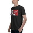 thumbnail image 5 of Kfc Logo Men'S Basic Short Sleeve T-Shirt Fashion Black Small, 5 of 8