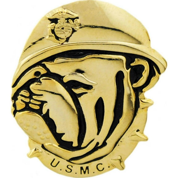 Eagle Emblems P15658 Pin - USMC, Bulldog, Emblem - 1.125 in.