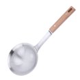 thumbnail image 3 of RENACLIPY Cooking Kitchen Serving Spoon Stainless Steel with Wooden Handle for Adults 1Set, 3 of 8