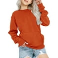 thumbnail image 1 of XQYLOS Chandail en Molleton Fille Manches Longues Col Rond Chandail Décontracté avec Poches Mignon Doux Usage Quotidien Style Urbain Chandail à Capuchon Alternative Adolescent Moyen Grand Enfants, 1 of 9