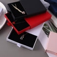 thumbnail image 3 of Thick Kraft Paper Drawer Jewelry Packaging Box Organizer Jewelry Storage Case Ring Necklace Bracelet Earrings Gift Wholesale Pink, 3 of 6