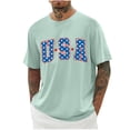 thumbnail image 1 of Birdeem Chemises pour Hommes Imprimé Col Rond Mode Décontractée Manches Courtes Blouses, 1 of 1