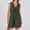 Green, variant on GILIGEGE Rompers for Women 2025 Summer Casual Ladies' Casual V Neck Pleated Rope Sleeveless Back Pocket Jumpsuit Set Overalls for Women Blue L