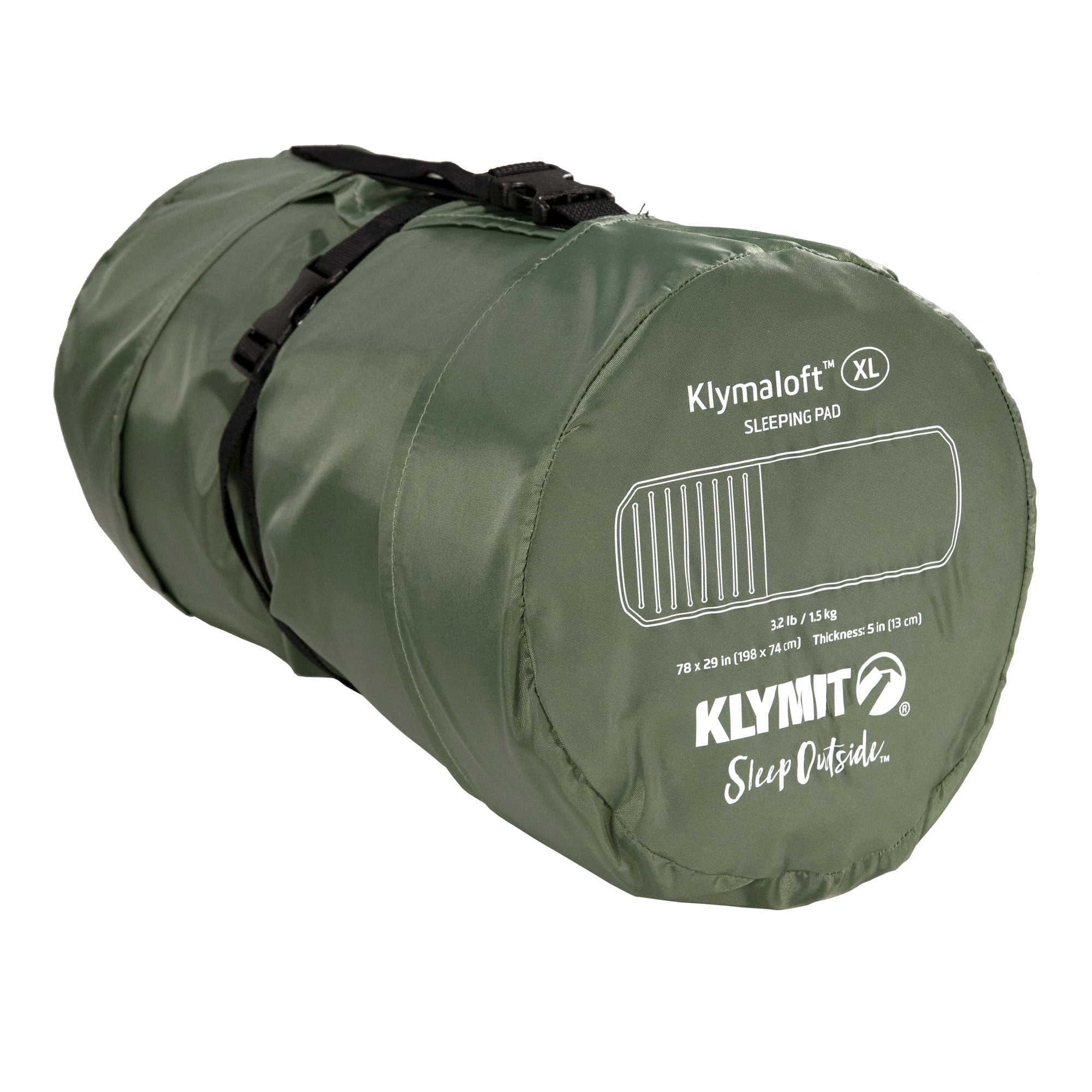 Klymit Klymaloft XL Outdoor Camping Sleeping Pad, 78x29x5in, Green Sansujyuku sansujyuku.com