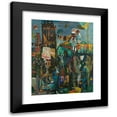 thumbnail image 1 of Jakob Weidemann 12x14 Black Modern Framed Museum Art Print Titled - Flagging. Liberation (1946), 1 of 5