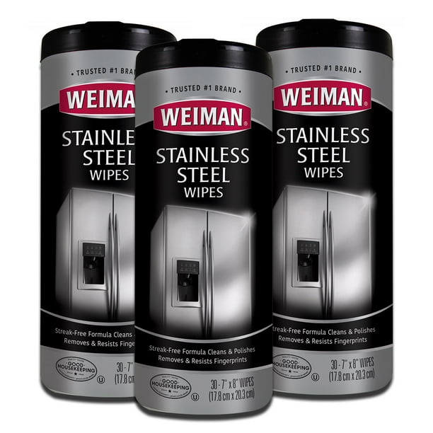 Stainless Steel Wipes 3 Pack