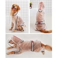 thumbnail image 5 of Dog Raincoat with Legs,Transparent Four-legs Large Dog Raincoats Waterproof with Reflective Strips & Hood Jumpsuit, 5 of 5