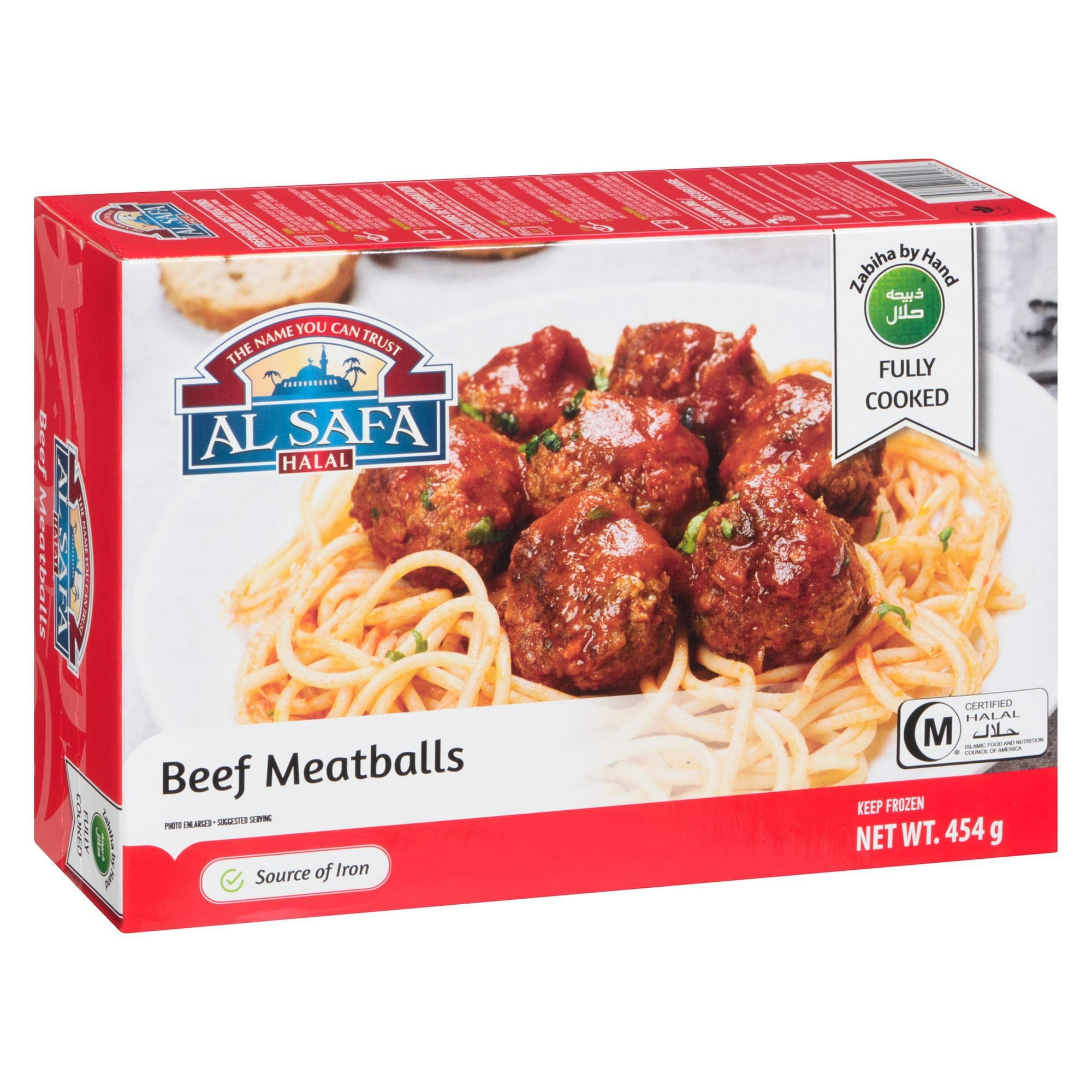 Al Safa Halal Fully Cooked Beef Meatballs