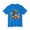 Pacific Blue, variant on Dragon T Shirt With Art Print HD Cotton Unisex Tee Vintage Dragon Design