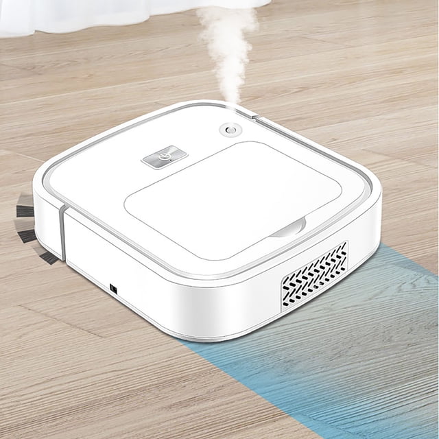 Robot de barrido inteligente, giratorio, humidificador, pulverizador, barrido en seco y húmedo, carga, robot de barrido