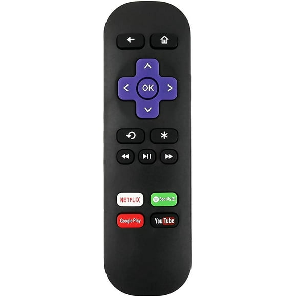Control remoto compatible con Roku 1, Roku 2, Roku 3, Roku 4