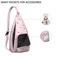 thumbnail image 3 of Bumble Bee Sling Backpack – Cute Honeycomb Print Crossbody Bag, Lightweight & Durable Shoulder Pack for Travel, Hiking, Commuting & Daily Essentials, 3 of 4