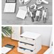 thumbnail image 3 of Naiovety Manténgase organizado con estilo con la caja de almacenamiento de cajones de escritorio en capas y apilada capa por capa para ahorrar Almacenamiento y organización del hogar, 3 of 6
