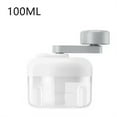 thumbnail image 2 of Multifunctional Vegetable Slicer Small Food Processor Hand-Crank Food Chopper Mincer Tool Garlic Kitchen Gadgets A 100ML,1 x blender,White, 2 of 4