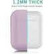 thumbnail image 2 of Funda de silicona para Airpods con llavero, funda a prueba de golpes, compatible con Apple Airpods 2 y 1. Levamdar HMXY040-5, 2 of 7