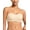 Beige, variant on Women's Strapless Bandeau Bra Plus Sizes Underwire Seamless Bras Beige,32B