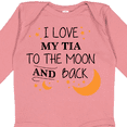 thumbnail image 4 of Inktastic I Love My Tia to the Moon and Back Boys or Girls Long Sleeve Baby Bodysuit, 4 of 5