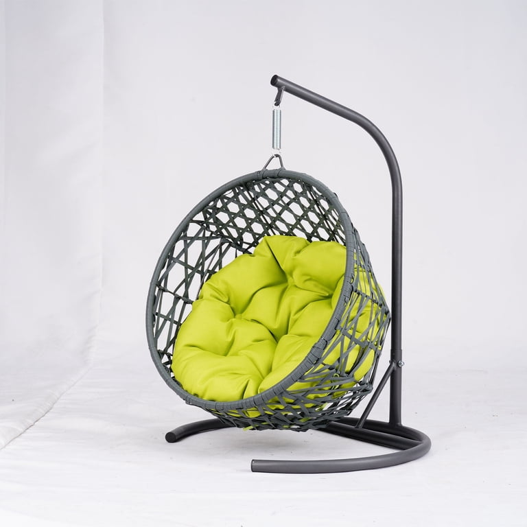 Dog Bed Cat Swing Bed with Stand & Cushion, Cat Egg Chair with