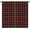 Green-red, variant on Check Curtains, Brown Red Tartan Plaid Retro Geometry Window Treatments, Rod Pocket Thermal Insulated Drapes 2 Panel Sets for Bedroom Living Room Kitchen, 72" W X 63" L