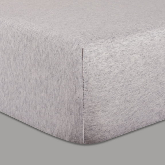 Parent’s Choice Knit Fitted Crib Sheet, Gray