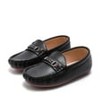 thumbnail image 6 of kkdom Boy Girl Loafer Slip-On Dress Flat Shoes Kid Brown 9 Toddler, 6 of 6