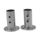 thumbnail image 5 of unbranded 2Ud Soportes Para Barra Ovalada De Closet En Acero Inoxidable, 5 of 8