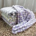 thumbnail image 1 of IKemiter Soft Coral Fleece Pets Blanket Breathable Dot Print Warm Cushion Blankets, 1 of 7