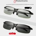 thumbnail image 5 of Gafas de sol polarizadas que cambian de color para hombre, para conducir de día y de noche, para pescar, con visión nocturna, 5 of 5