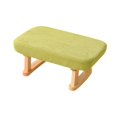thumbnail image 4 of Abbracc Modern Rectangle Chair Step Stool Padded Footstool for Playroom Desk Bedroom Green, 4 of 9