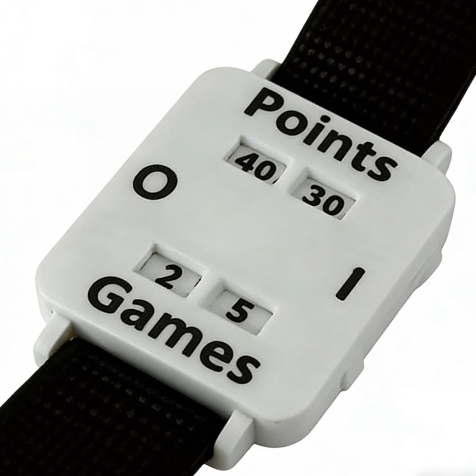 Bracelet Compteur De Score En Résine – Tennis, Sport, 30 Cm – Grand écran, Réglable, Portable – Hommes/femmes
