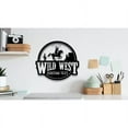 thumbnail image 4 of Handmadetneonsign Personalized Wild West Metal Wall Art LED Light, Custom Rodeo Metal Sign, 4 of 5