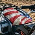thumbnail image 2 of Uorisanigo ATV Seat Cover 3D American Flag Seat Cover for ATV Water-Resistant Universal Compatible with Polaris Sportsman 400 500 850 1000 4 Wheeler/ Honda Rancher 420, 2 of 7