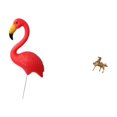 thumbnail image 5 of simhoa Flamingo Horse Garden Sculpture Figurine Ornament for Holiday Spring Vintage Crafts Gift Desk Office Bedroom Shelf Home Decoration Yard Art, 5 of 8