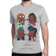 thumbnail image 1 of ¡Domo Kun Rockers! Camiseta para hombre y mujer, dibujos animados, Domo marrón, divertidas camisetas de cuello redondo, ropa de algodón., 1 of 7