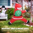 thumbnail image 3 of 8.2 Pies Navidad Inflable Santa Claus Decoraciones Al Aire Libre Navidad Santa Colgante Colgable Con Luces LED Para La Decoración De La Fiesta Del Césped Del Patio De, 3 of 7