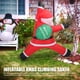 thumbnail image 3 of Inflables Navidad Papá, 8.2 Pies Inflables Disparo Navidad Santa Claus Con Luz LED Para Jardín Patio Al Aire Libre En Interiores, Decoración Vacaciones Navidad, 3 of 7