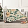thumbnail image 7 of Yayeee Throw Blanket for Couch Soft Warm 50" x 60" Sofa Chair Bed Decoration, Floral Design, 7 of 7